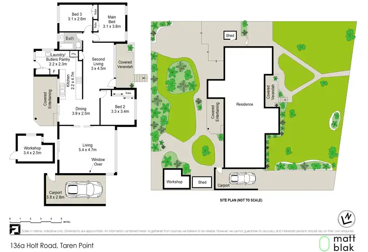 Floorplan of Homely house listing, 136A Holt Road, Taren Point NSW 2229
