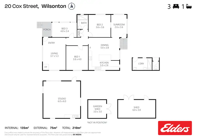 Floorplan of Homely house listing, 20 Cox Street, Wilsonton QLD 4350