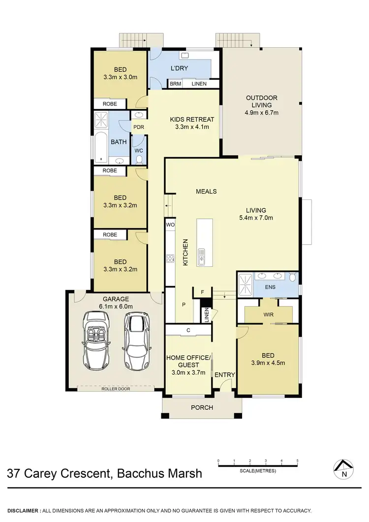 Floorplan of Homely house listing, 37 Carey Crescent, Bacchus Marsh VIC 3340