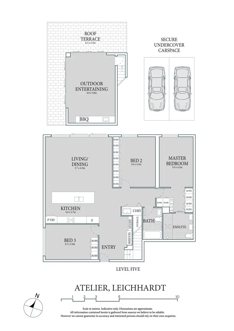 Floorplan of Homely apartment listing, 501/447-451 Parramatta Road, Leichhardt NSW 2040