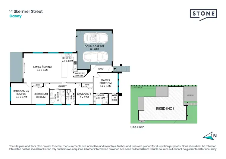 Floorplan of Homely house listing, 14 Skermer Street, Casey ACT 2913