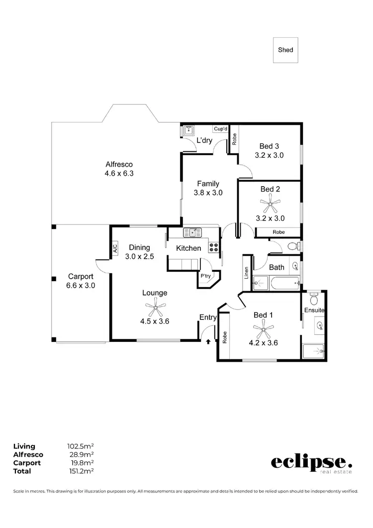 Floorplan of Homely house listing, 21 Zephyr Court, Surrey Downs SA 5126