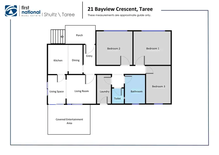 Floorplan of Homely house listing, 21 Bayview Crescent, Taree NSW 2430