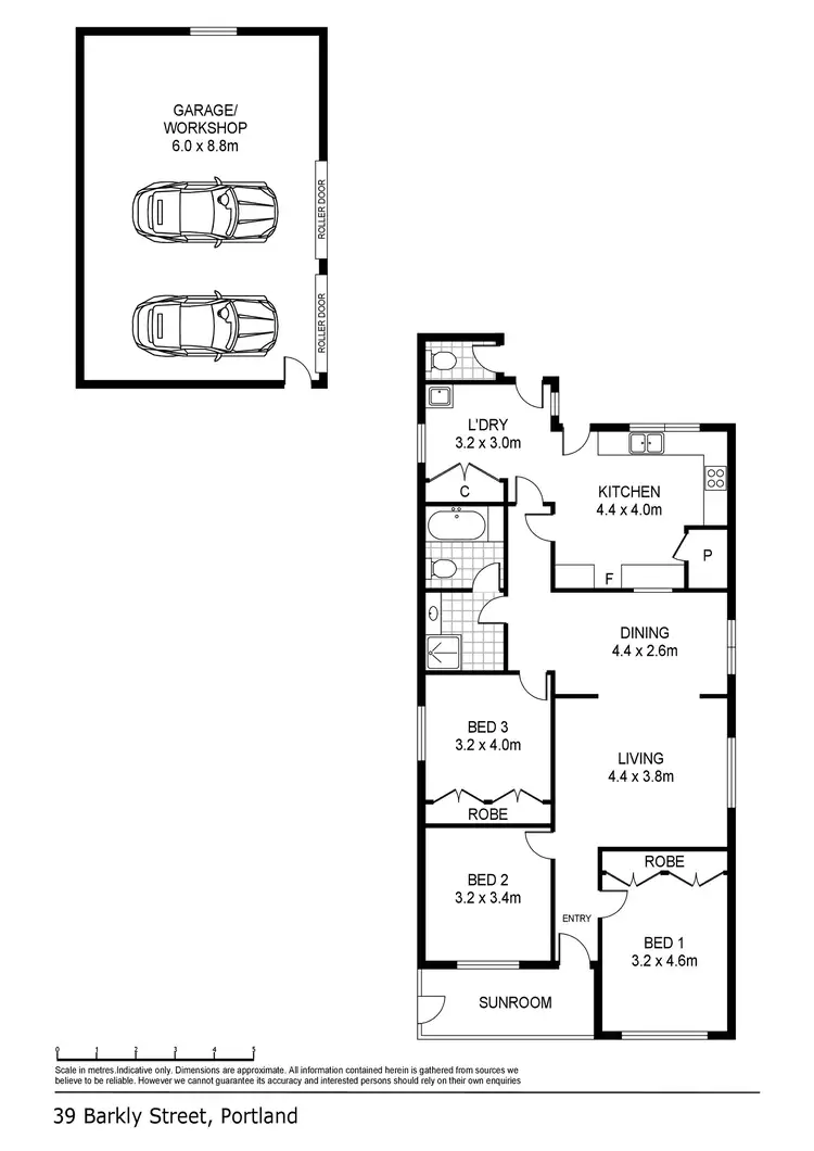 Floorplan of Homely house listing, 39 Barkly Street, Portland VIC 3305