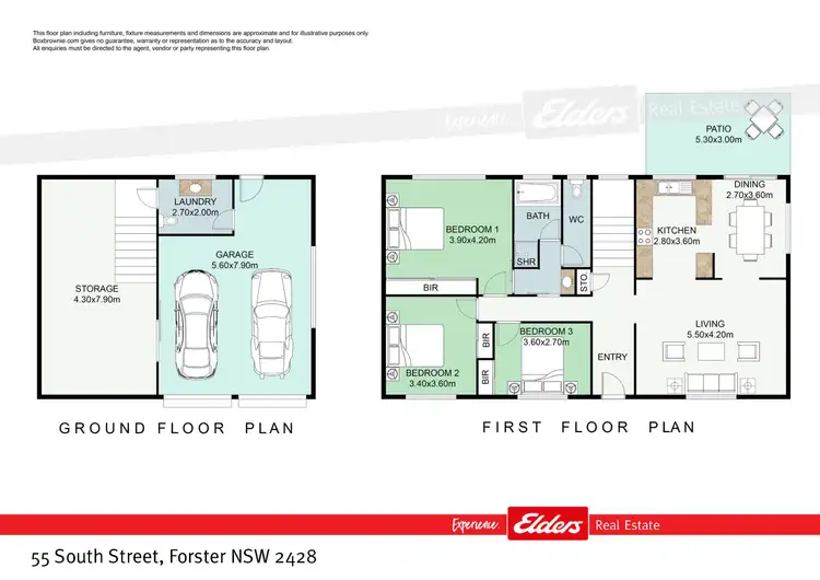 Floorplan of Homely house listing, 55 South Street, Forster NSW 2428