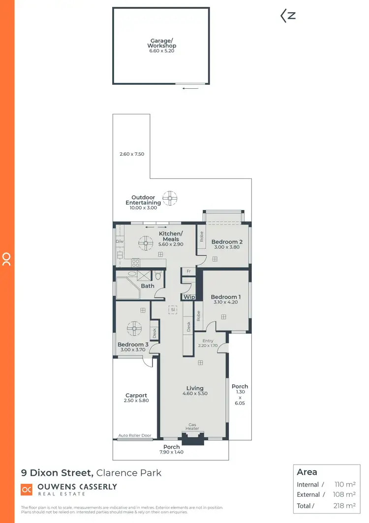 Floorplan of Homely house listing, 9 Dixon Street, Clarence Park SA 5034