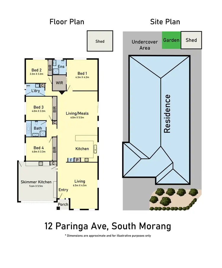 Floorplan of Homely house listing, 12 Paringa Avenue, South Morang VIC 3752