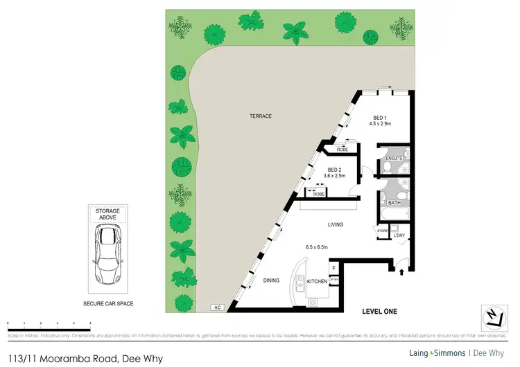 Floorplan of Homely apartment listing, 113/11 Mooramba Road, Dee Why NSW 2099