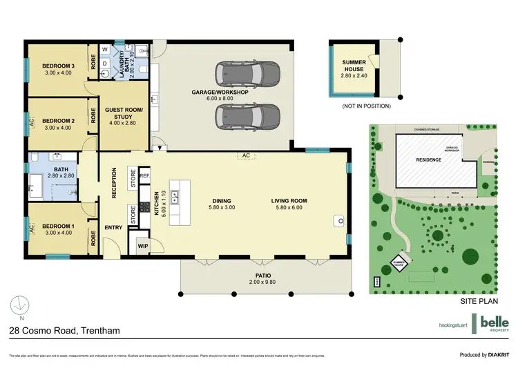Floorplan of Homely house listing, 28 Cosmo Road, Trentham VIC 3458