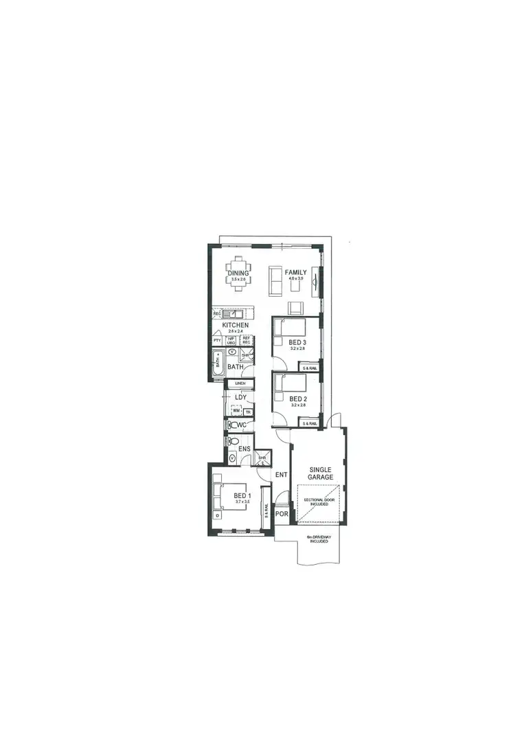 Floorplan of Homely house listing, 63 Exchange Avenue, Harrisdale WA 6112