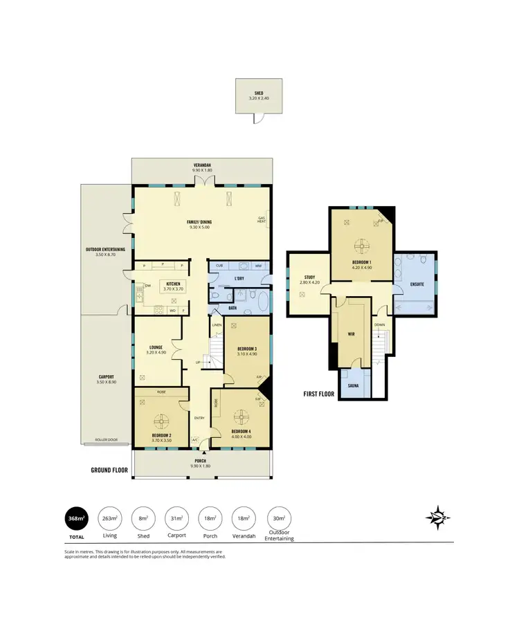 Floorplan of Homely house listing, 5 Jeanes Avenue, Glenelg North SA 5045