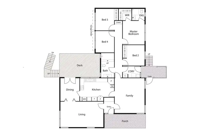 Floorplan of Homely house listing, 54 Hawkesbury Crescent, Farrer ACT 2607