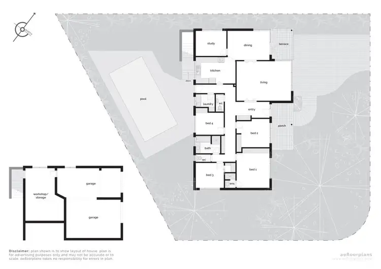Floorplan of Homely house listing, 14 Galway Place, Deakin ACT 2600