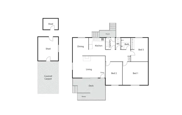 Floorplan of Homely house listing, 16 Epacris Place, Rivett ACT 2611