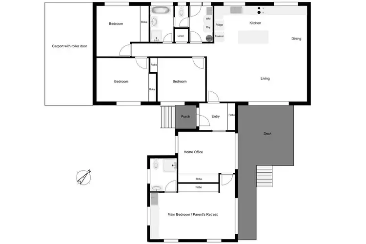 Floorplan of Homely house listing, 97 Alfred Hill Drive, Melba ACT 2615