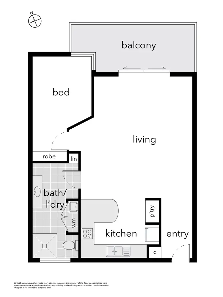 Floorplan of Homely apartment listing, 94/68 Hardwick Crescent, Holt ACT 2615