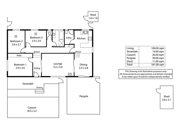 Floorplan of Homely house listing, 30 Judith Crescent, Morphett Vale SA 5162