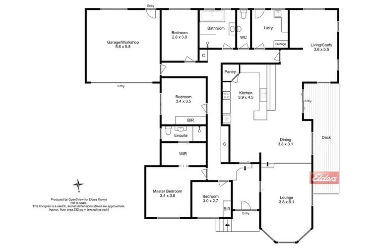 Floorplan of Homely house listing, 5 West Mooreville Road, Park Grove TAS 7320