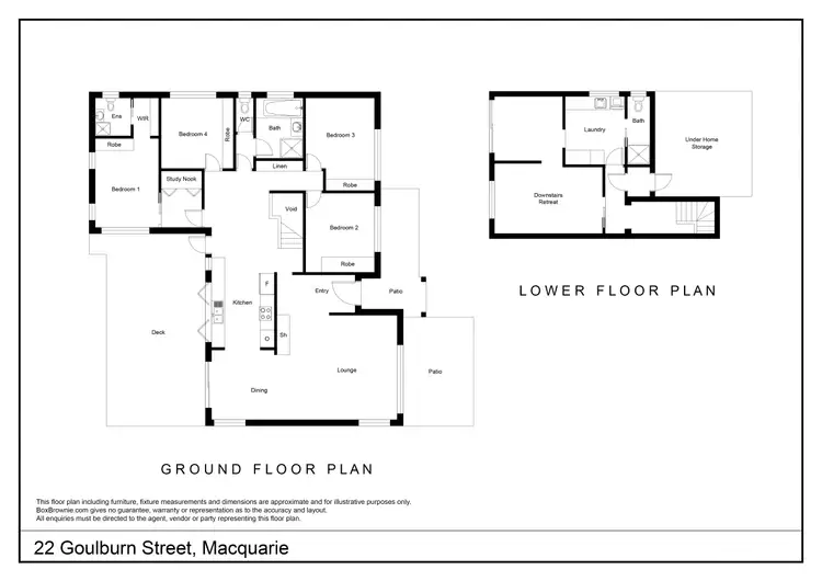 Floorplan of Homely house listing, 22 Goulburn Street, Macquarie ACT 2614