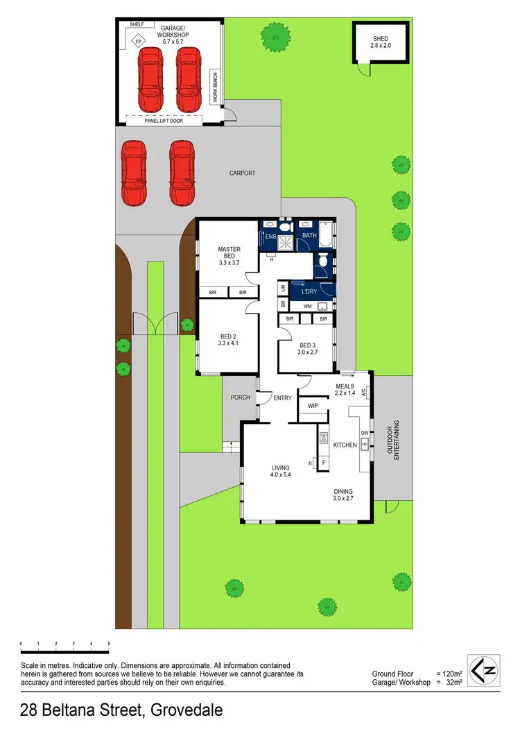 Floorplan of Homely house listing, 28 Beltana Street, Grovedale VIC 3216