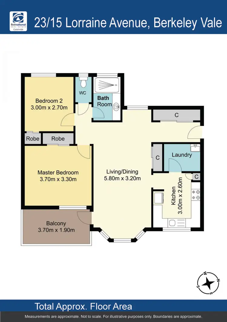Floorplan of Homely unit listing, 23/15 Lorraine Avenue, Berkeley Vale NSW 2261