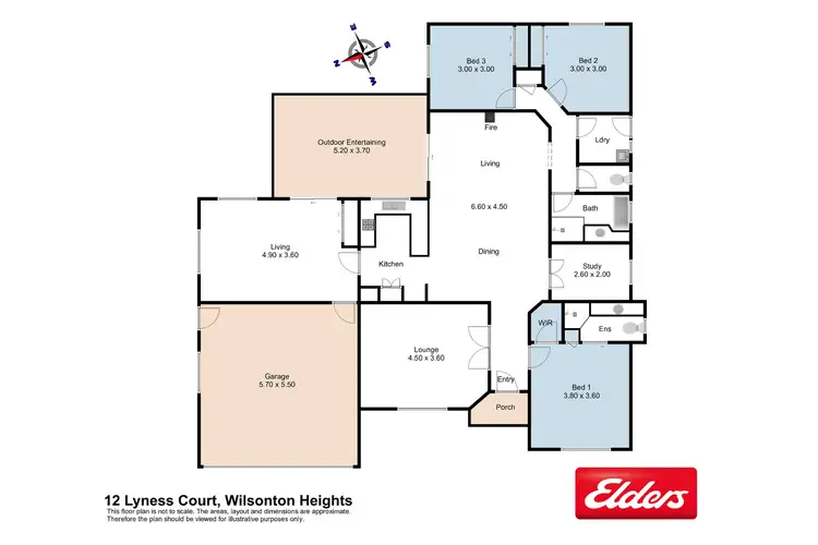 Floorplan of Homely house listing, 12 Lyness Court, Wilsonton Heights QLD 4350
