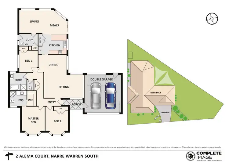 Floorplan of Homely house listing, 2 Alema Court, Narre Warren South VIC 3805