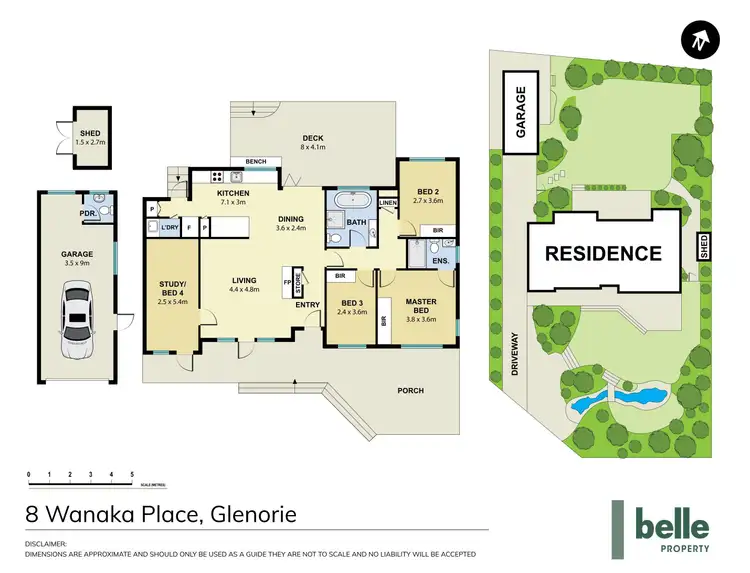Floorplan of Homely house listing, 8 Wanaka Place, Glenorie NSW 2157