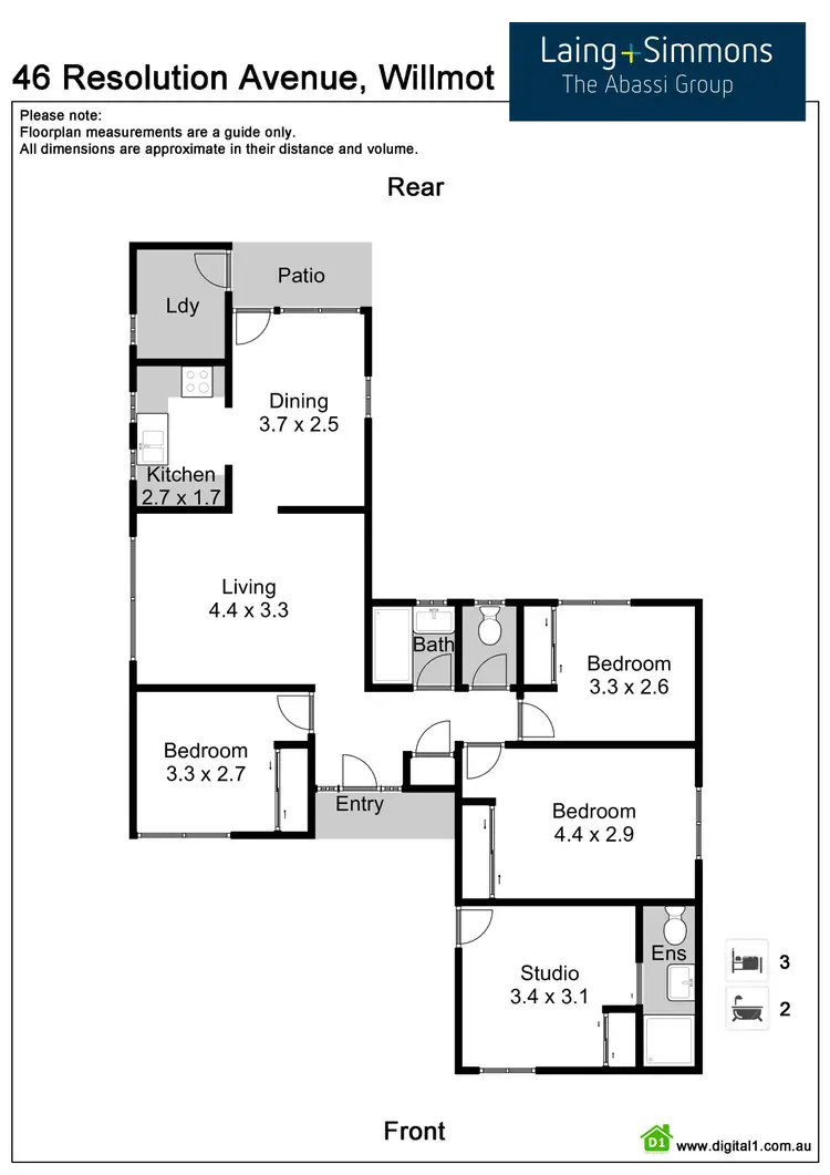 Floorplan of Homely house listing, 46 Resolution Avenue, Willmot NSW 2770