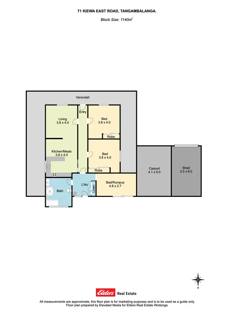 Floorplan of Homely house listing, 71 Kiewa East Road, Tangambalanga VIC 3691