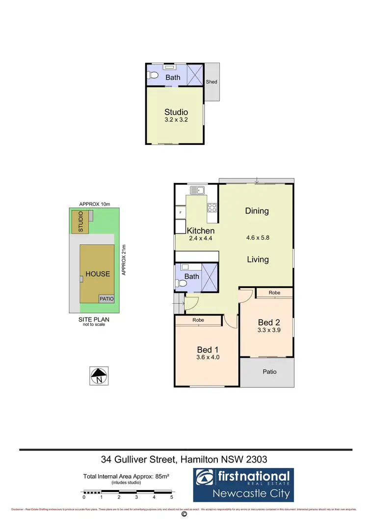 Floorplan of Homely house listing, 34 Gulliver Street, Hamilton NSW 2303