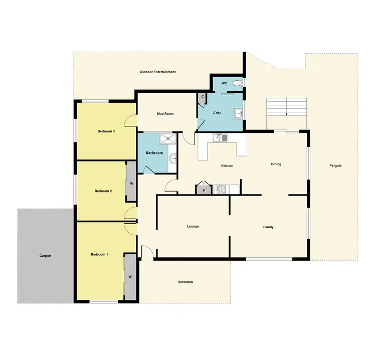 Floorplan of Homely house listing, 99 Gillies Street, Maryborough VIC 3465