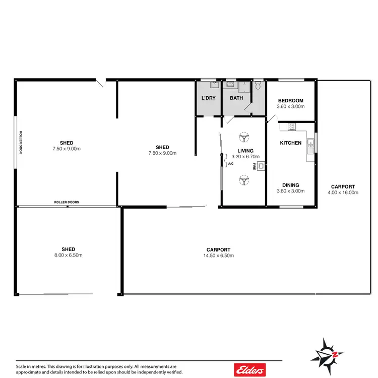Floorplan of Homely rural property listing, 2a Clarendon Road, Chandlers Hill SA 5159
