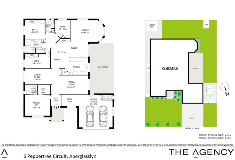 Floorplan of Homely house listing, 6 Peppertree Circuit, Aberglasslyn NSW 2320