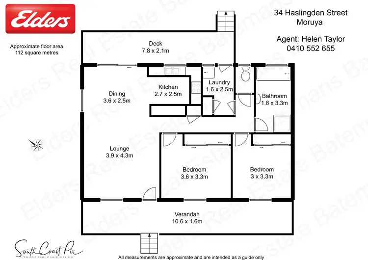 Floorplan of Homely house listing, 34 Haslingden Street, Moruya NSW 2537