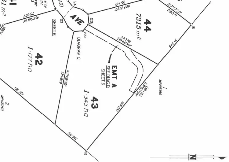 Floorplan of Homely land listing, 124 (lot 43) Overlander Avenue, Chatsworth QLD 4570