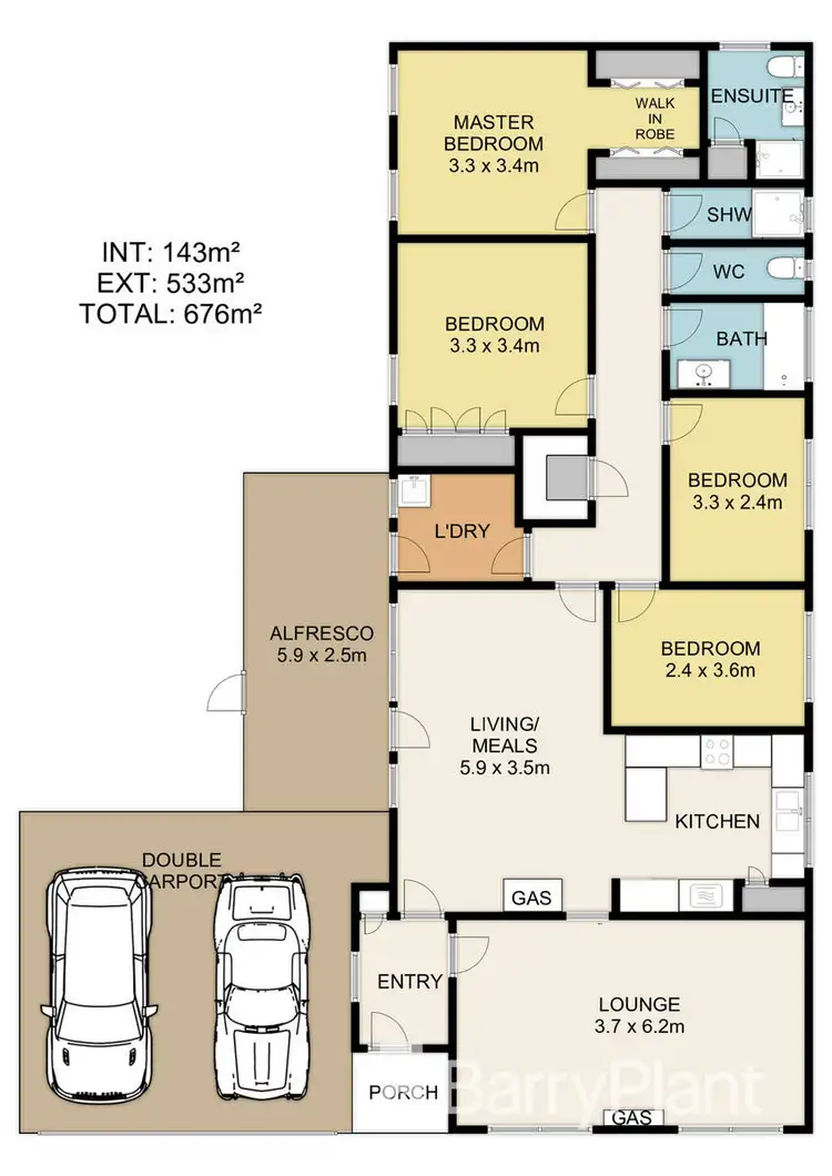 Floorplan of Homely house listing, 5 Dubbo Court, Glen Waverley VIC 3150