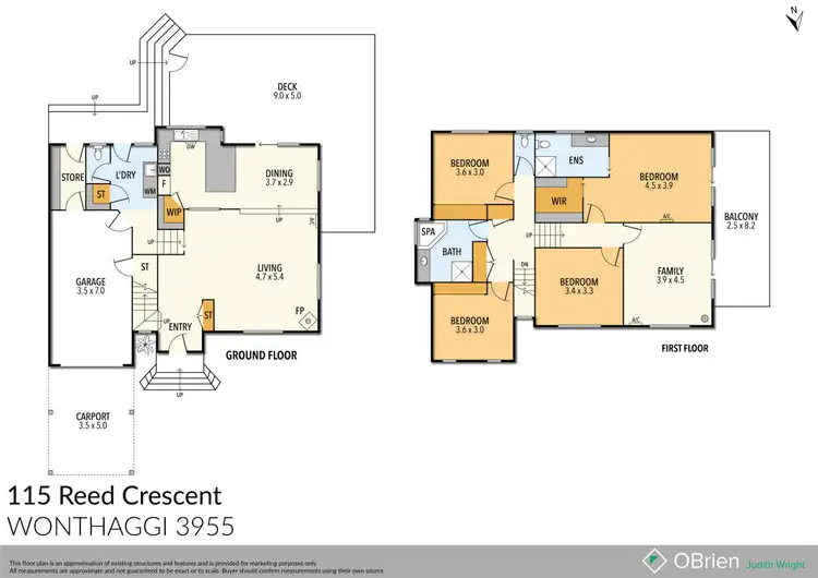 Floorplan of Homely house listing, 115 Reed Crescent, Wonthaggi VIC 3995