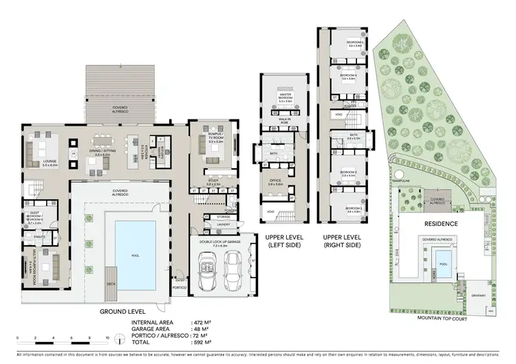 Floorplan of Homely house listing, 18 Mountain Top Court, Mons QLD 4556