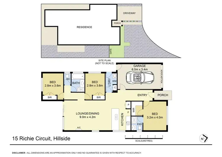 Floorplan of Homely house listing, 15 Richie Circuit, Hillside VIC 3037