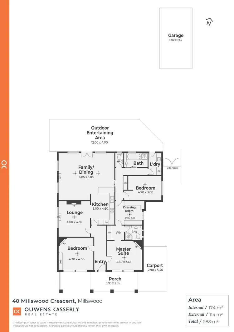Floorplan of Homely house listing, 40 Millswood Crescent, Millswood SA 5034