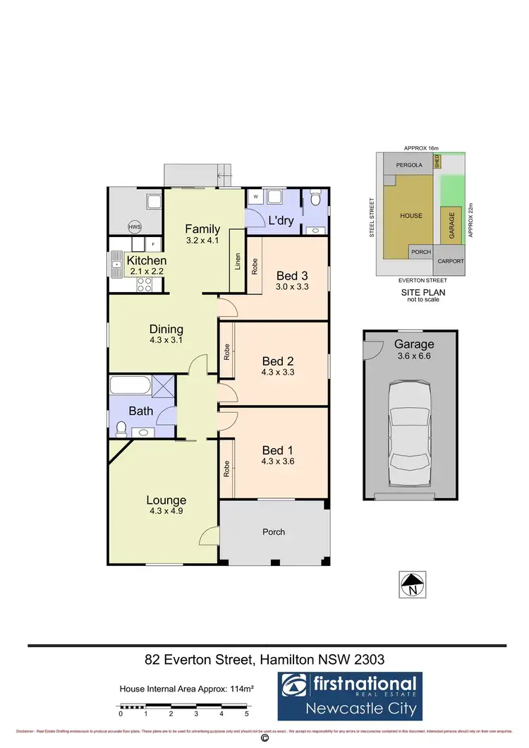 Floorplan of Homely house listing, 82 Everton Street, Hamilton NSW 2303