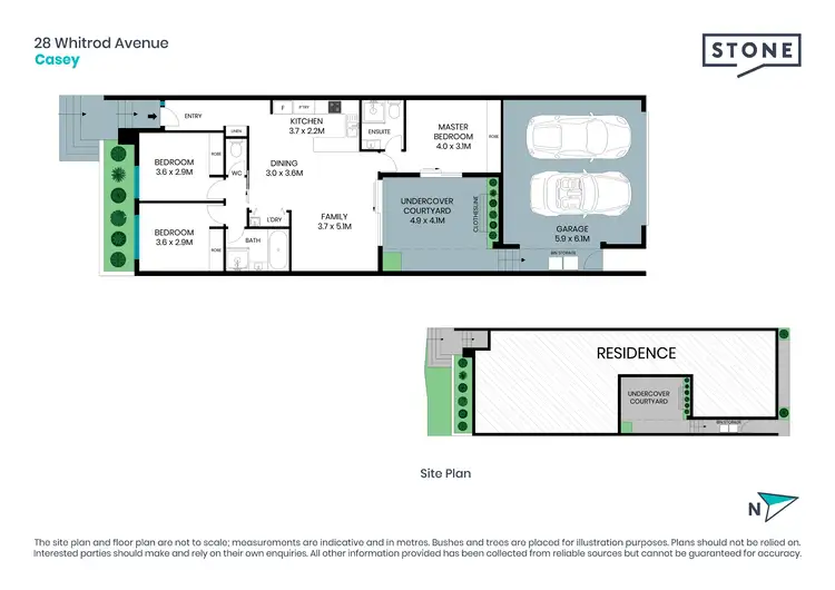 Floorplan of Homely house listing, 28 Whitrod Avenue, Casey ACT 2913