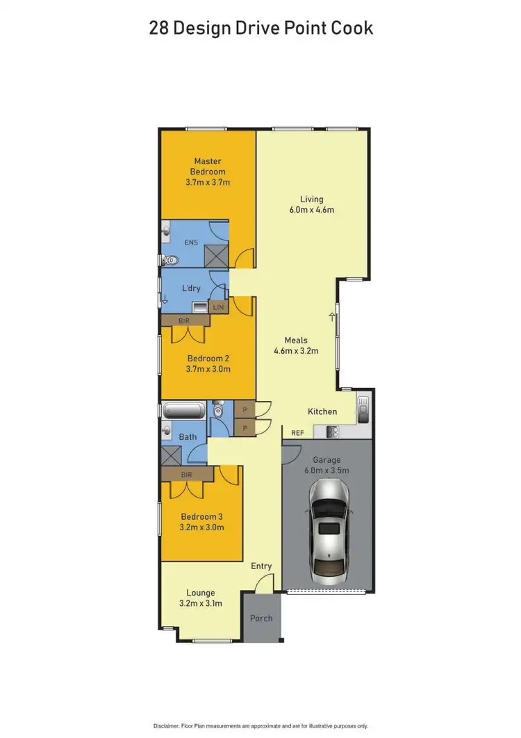 Floorplan of Homely house listing, 28 Design Drive, Point Cook VIC 3030