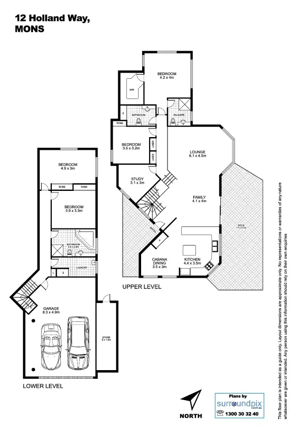 Floorplan of Homely house listing, 12 Holland Way, Mons QLD 4556
