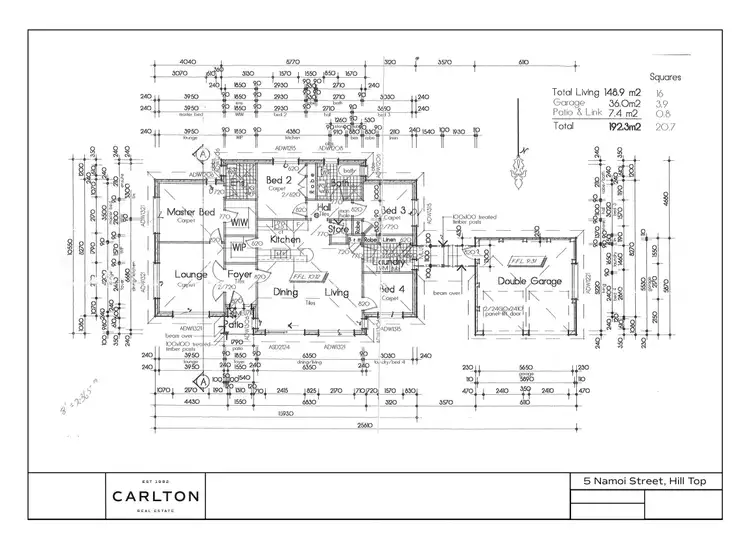 Floorplan of Homely house listing, 5 Namoi Street, Hill Top NSW 2575