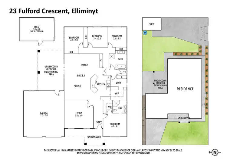 Floorplan of Homely house listing, 23 Fulford Crescent, Elliminyt VIC 3250