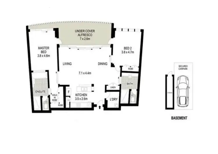 Floorplan of Homely apartment listing, 402/19 Albert Avenue, Broadbeach QLD 4218