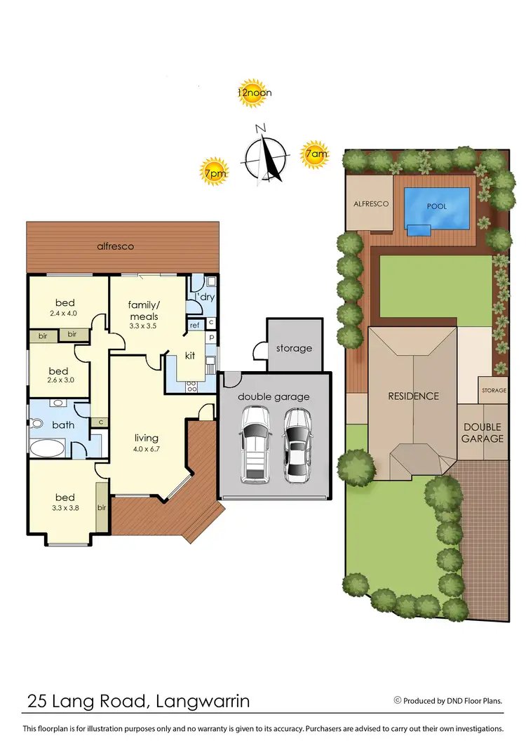 Floorplan of Homely house listing, 25 Lang Road, Langwarrin VIC 3910
