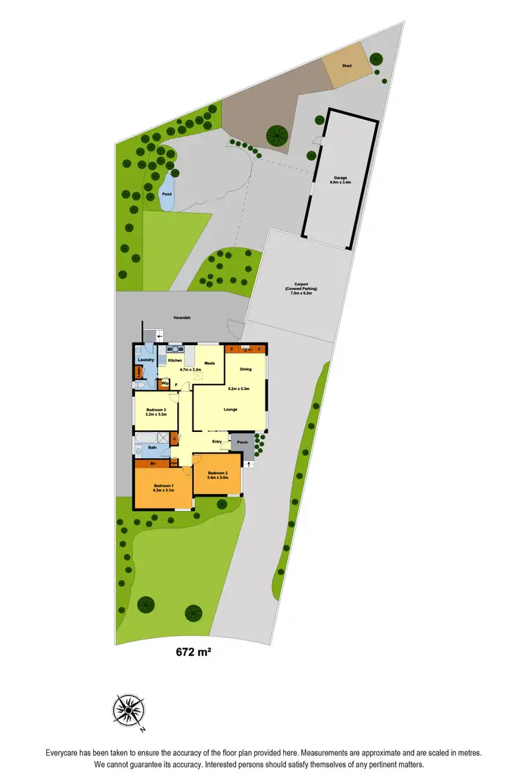 Floorplan of Homely house listing, 45 Kemp Avenue, Thomastown VIC 3074
